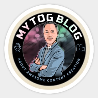 My Tog Blog - Podcast Art Merch Sticker